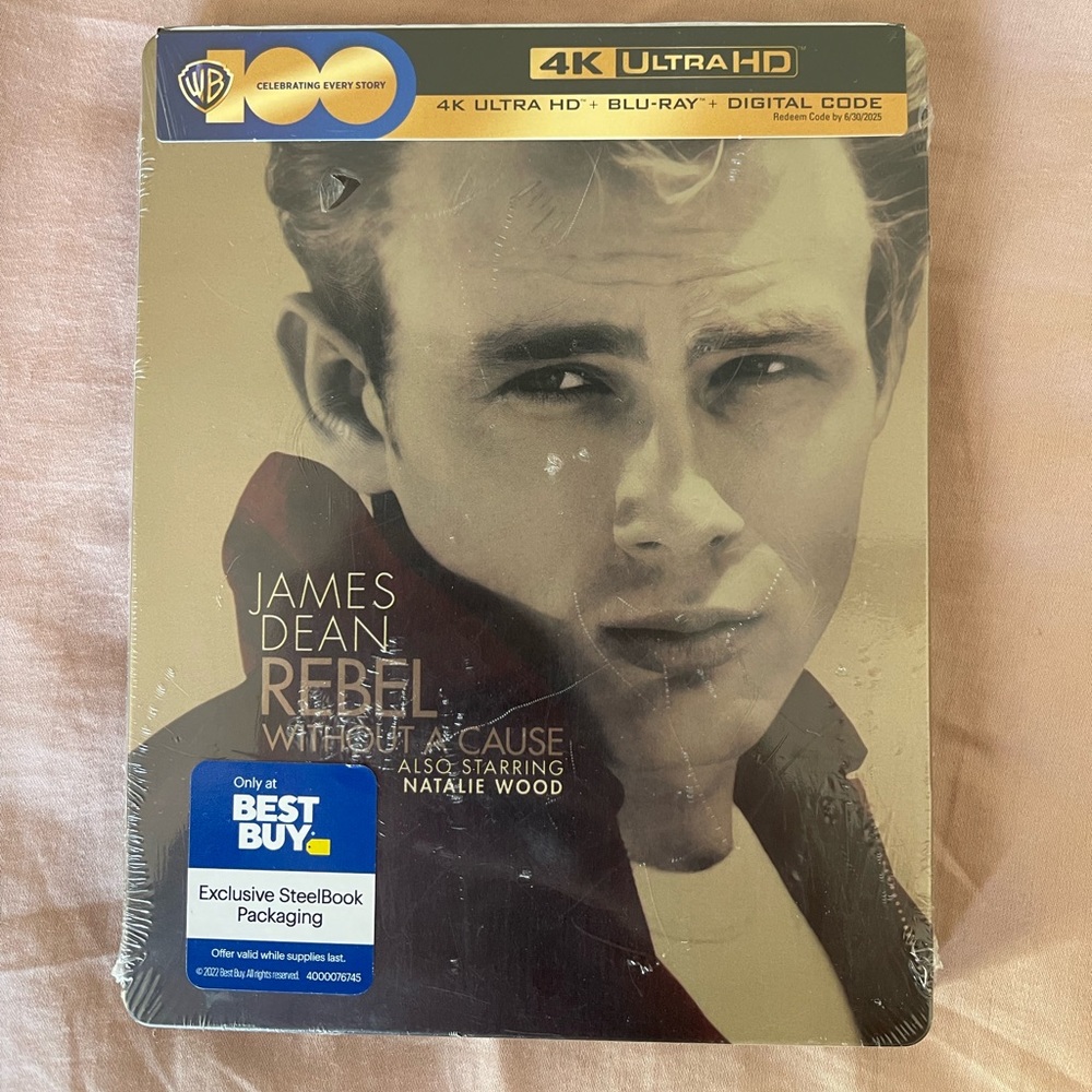 James Dean: Rebel Without A Cause Steelbook 4K and Blu Ray